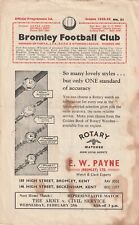 Bromley v Sheppey United. 21