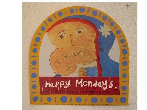 Happy mondays poster flat - happy,