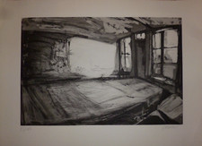 Pierre Collin Original Engraving Signed Abstract Art Abstraction Vannes Paris Art