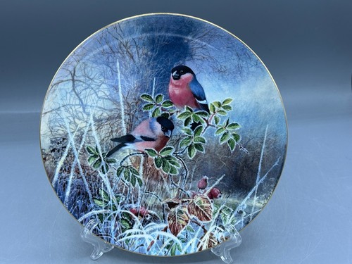 Coalport bullfinches frosty - coalport,