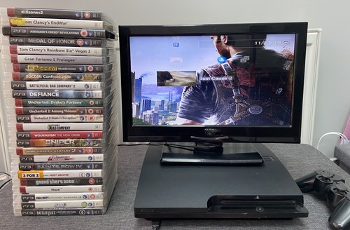 Sony playstation slim 160gb - 3,