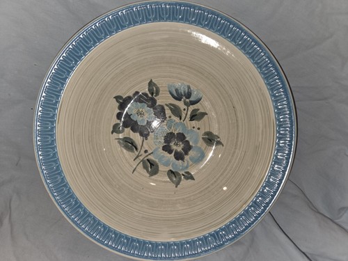 Vtg fashion manor blue floral - fashion,