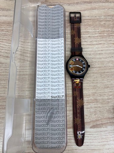 Swatch quartz watch with - quartz, duck