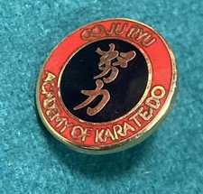 Vintage GoJu Ryu academy of karate-do Enamel pin badge Mixed Martial Arts