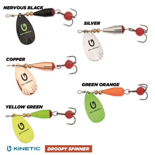 Kinetic droopy fishing spinner - droopy,