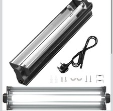 UVB Light Reptile Kit, T5 30% UVA+10% UVB Lamp Fixture with 39W Bulb, Vivarium L