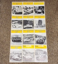Cars In Profile 12 Book Lot No