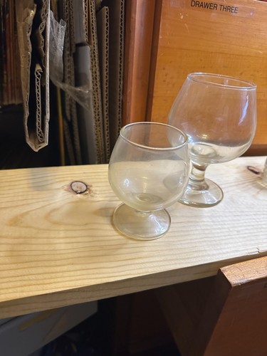 Small and mini brandy sniffers - and,