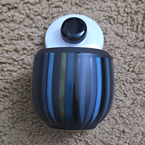 Denby jet stripes covered - jet,