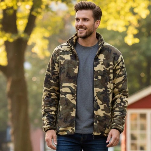 Norland mens camo fleece - norland,