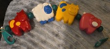 Vintage Pram Rattle Animal