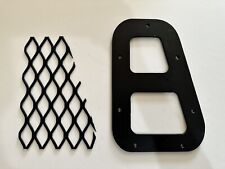 Pair Wing Top Vent Grille Covers Defender Landrover 4x4 Off-roader Offroad Jeep 