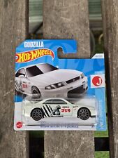 HOT WHEELS 2024 D CASE GODZILLA NISSAN SKYLINE GT-R R33 Gtr JDM Boxed Shipping