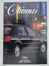 Ford Fiesta Classic Chianti SPECIAL EDITION Brochure 1996: 1.3i 5-Door Hatchback