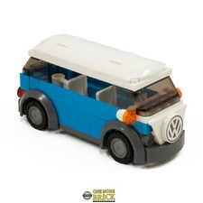 Blue camper van vw - camper,
