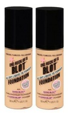 2 x Soap & Glory One Heck of A Blot Foundation/ Fair Enough - liquid to powder