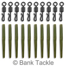 Anti Tangle Sleeves + Size 8 Quick Change Swivels Carp Terminal Tackle (JAQ)