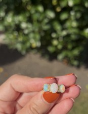 18ct Antique Gold Opal and Diamond Ring
