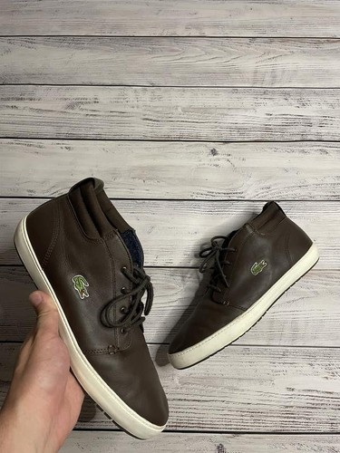 Mens lacoste boots brown - lacoste,