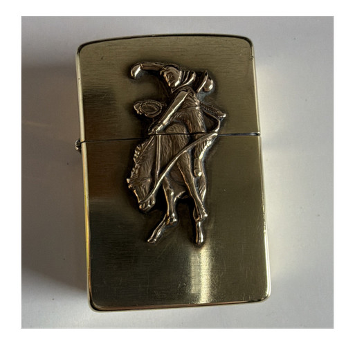 Zippo brass marlboro broncho - zippo,