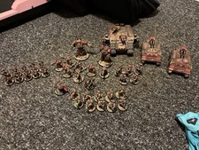 Warhammer 40k Minotaurs Army, Fully Painted And Based Forgeworld Upgrades