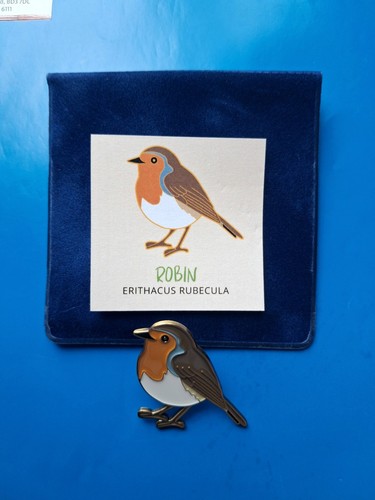 The robin pin badge - badge, british