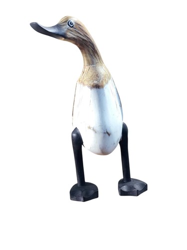Wooden duck ornament statue - duck,