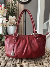 Beautiful Tula red leather