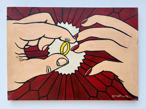 Roy lichtenstein acrylic - roy,