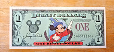 1997 Disney Dollars 25th Anniversary Edition, Mickey $1 - D00378220A