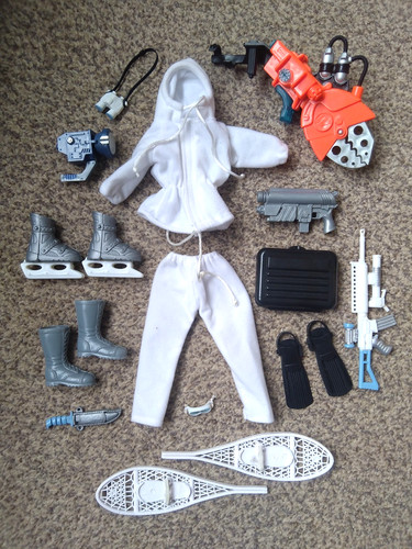Vintage action man - vintage, snow