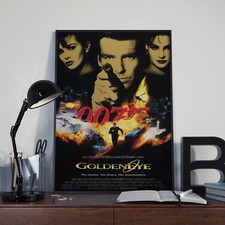 James Bond 007 Goldeneye Cinema Movie Film Poster Print Picture A3 A4