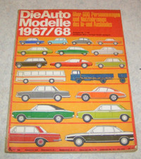 Car Catalog No. 11 - Model Year 1967/68 - Ford 12M, Ferrari 345 California, ...