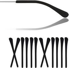 Silicone Anti Slip Eyeglasses Soft Legs Replacement Temple Ear Sock Tube-2 Pairs