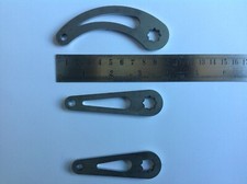 PRE 65 TRIUMPH TIGER CUB / BSA BANTAM LASER CUT STAINLESS BRAKE ARMS IN 3 SIZES