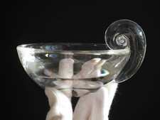 Steuben Snail Scroll Crystal