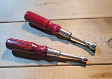 2 x Gedore No 33  Nut Spinner Driver Old Engineering Hand Tools Socket No 9 & 12