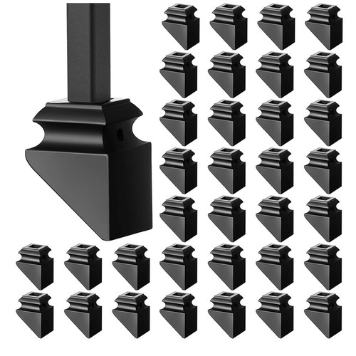 Iron baluster shoes square - iron,