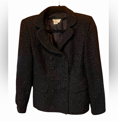 Ann taylor black - tweed, double