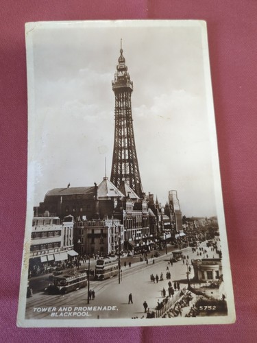 Old postcard blackpool - old, of
