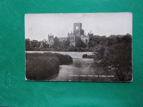 Postcard kirkstall abbey - postcard,