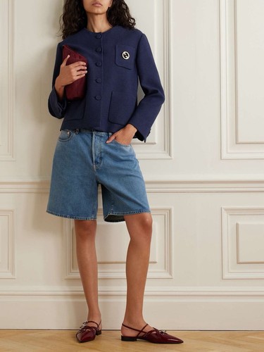 Gucci jacket with - jacket, navy