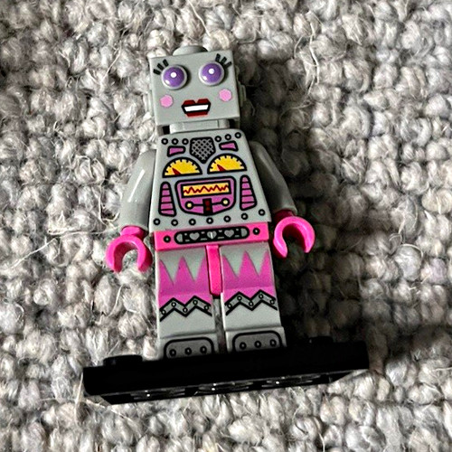 Lego minifigures grey robot - minifigures,