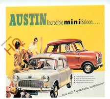 Picture Postcard- AUSTIN MINI SALOON [MAYFAIR]