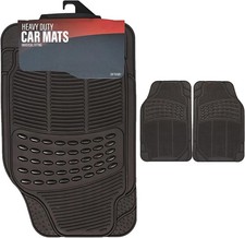 FOR FORD TRANSIT CONNECT - FRONT PAIR OF HEAVY DUTY RUBBER CAR MATS