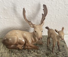 Beswick stag lying and - fawn, in