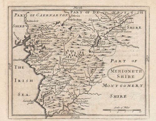 Antique county map - , of