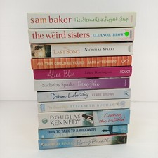 11x Mixed Authors General Fiction Book Bundle Lot Nicholas Sparks Every Breath
