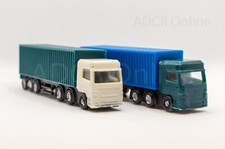 N Gauge Container Lorry Truck Plastic Model Railway Layout N Scale - 2 Pack