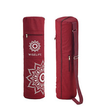 Wiselife Yoga Mat Carry Bag With Shoulder Adjustable Strap Bottle Carry pockets